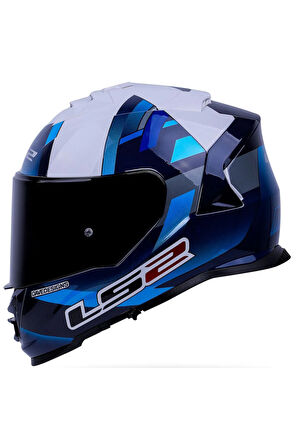 Storm Mcphee Mavi-beyaz Kask