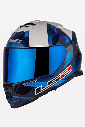 Storm Mcphee Mavi-beyaz Kask