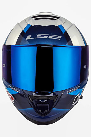 Storm Mcphee Mavi-beyaz Kask