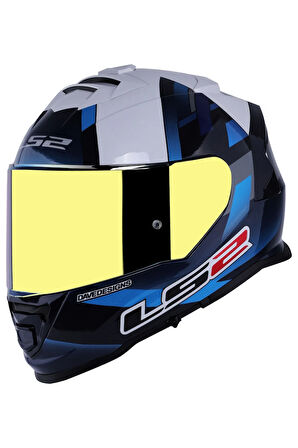 Storm Mcphee Mavi-beyaz Kask