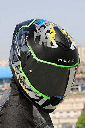 Y.100R URBANGRAM MAT SİYAH KASK