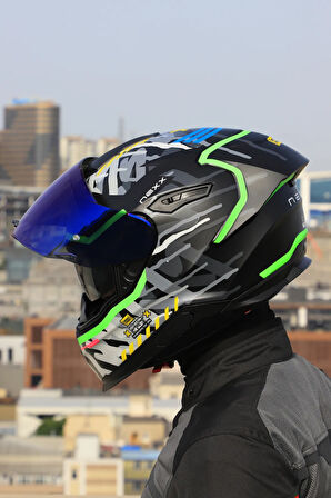Y.100R URBANGRAM MAT SİYAH KASK