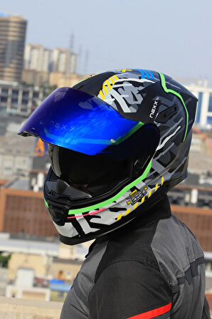 Y.100R URBANGRAM MAT SİYAH KASK