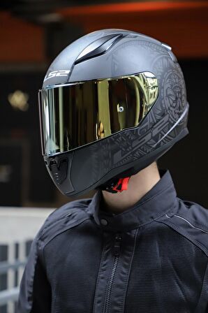 Rapıd Takaroa Mat Siyah Kask