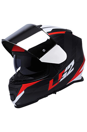 Storm 2 Nerve Mat Siyah-kırmızı Kask