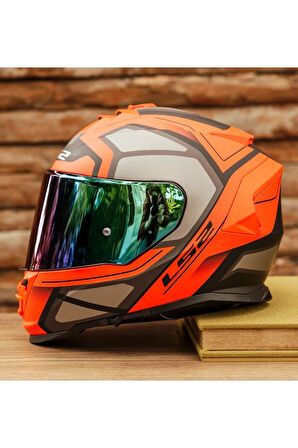 Storm Faster Mat Kırmızı-tıtanıum Kask