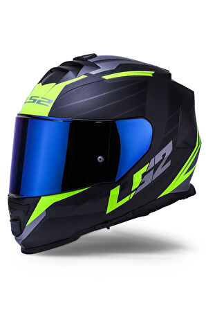 Storm 2 Nerve Mat Siyah-neon Sarı Kask