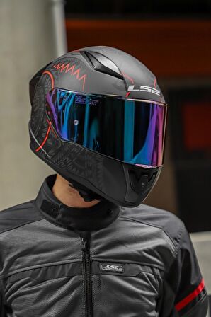 RAPID RACE TAKAROA MAT SİYAH-KIRMIZI KASK