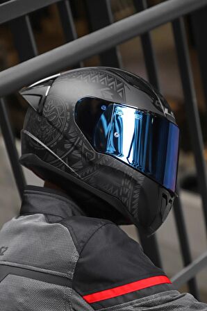 Rapıd Race Takaroa Mat Siyah Kask