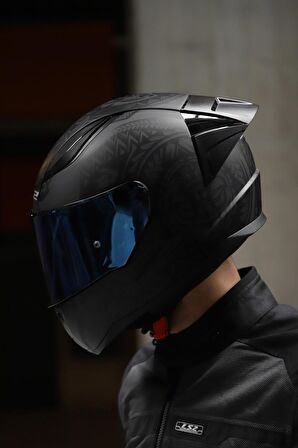 Rapıd Race Takaroa Mat Siyah Kask