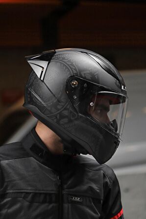 Rapıd Race Takaroa Mat Siyah Kask