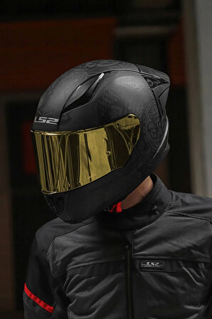 Rapid Race Takaroa Mat Siyah Kask + Spoiler