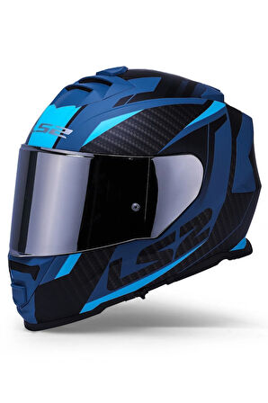 Storm 2 Racer Mat Mavi Kask
