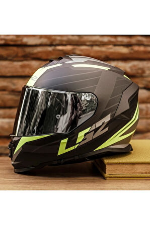 Storm 2 Nerve Mat Siyah-neon Sarı Kask