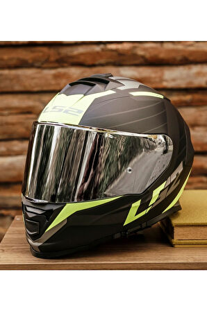 Storm 2 Nerve Mat Siyah-neon Sarı Kask