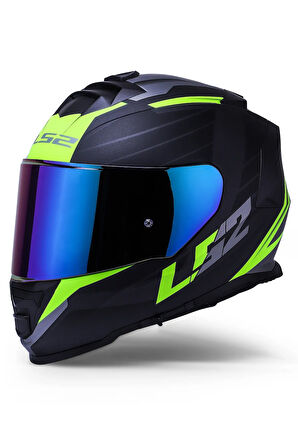 Storm 2 Nerve Mat Siyah-neon Sarı Kask