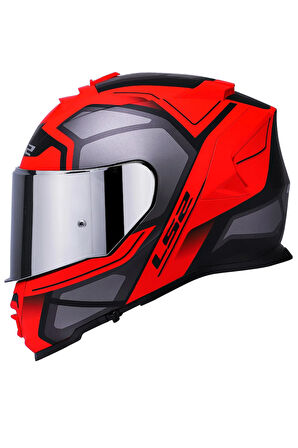 Storm Faster Mat Kırmızı-tıtanıum Kask