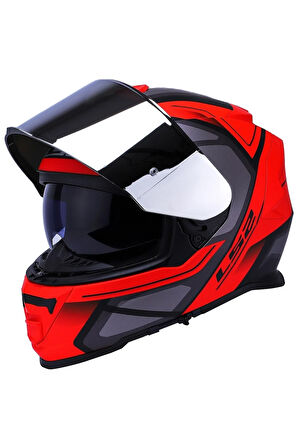 Storm Faster Mat Kırmızı-tıtanıum Kask