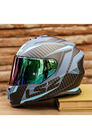 Storm 2 Racer Mat Mavi Kask