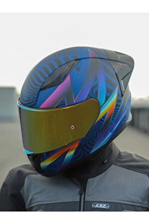 RAPID 2 RACE OPTIK MAT MAVİ-MOR KASK