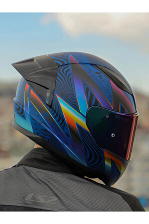 RAPID 2 RACE OPTIK MAT MAVİ-MOR KASK