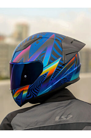 Rapıd 2 Race Optık Mat Mavi-mor Kask