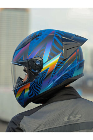 RAPID 2 RACE OPTIK MAT MAVİ-MOR KASK