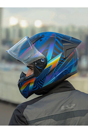 RAPID 2 RACE OPTIK MAT MAVİ-MOR KASK