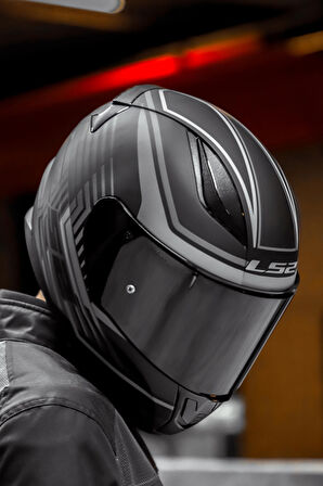 RAPID KRUISE MAT SİYAH-GRİ KASK