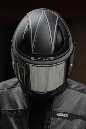 RAPID KRUISE MAT SİYAH-GRİ KASK