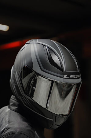 RAPID KRUISE MAT SİYAH-GRİ KASK