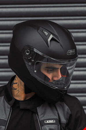 50.8 MAT SİYAH KASK