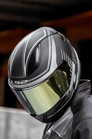 RAPID KRUISE MAT SİYAH-GRİ KASK