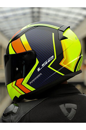 RAPID 2 EXTRA MAT NEON SARI-NAVY MAVİ KASK