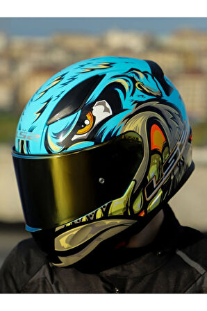 RAPID 2 NEO MAVİ-MOR KASK