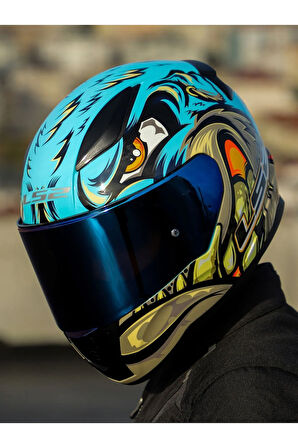 RAPID 2 NEO MAVİ-MOR KASK