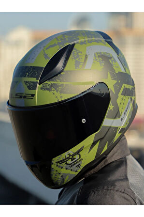 RAPID 2 THUNDER BIRDS MAT YEŞİL-SİYAH-GRİ KASK