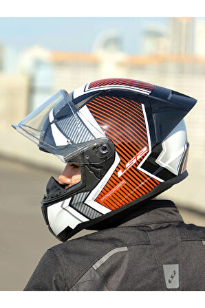 RAPID 2 RACE EXTRA BEYAZ-KIRMIZI KASK