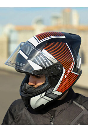 RAPID 2 RACE EXTRA BEYAZ-KIRMIZI KASK