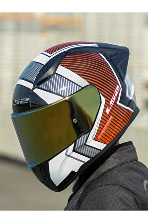 RAPID 2 RACE EXTRA BEYAZ-KIRMIZI KASK