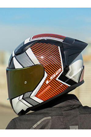 RAPID 2 RACE EXTRA BEYAZ-KIRMIZI KASK