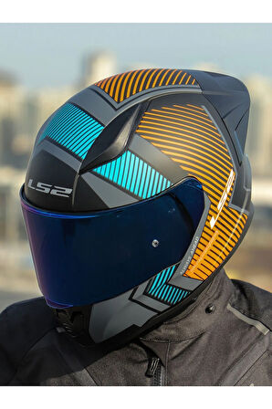 RAPID 2 RACE EXTRA MAT GRİ-NEON TURUNCU KASK