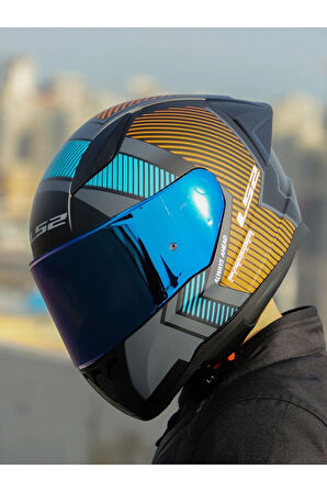 RAPID 2 RACE EXTRA MAT GRİ-NEON TURUNCU KASK