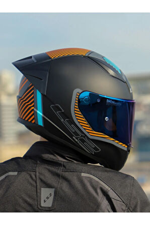 RAPID 2 RACE EXTRA MAT GRİ-NEON TURUNCU KASK