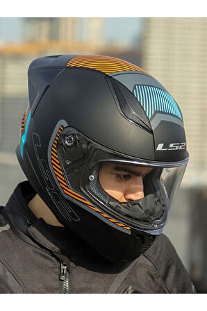 RAPID 2 RACE EXTRA MAT GRİ-NEON TURUNCU KASK