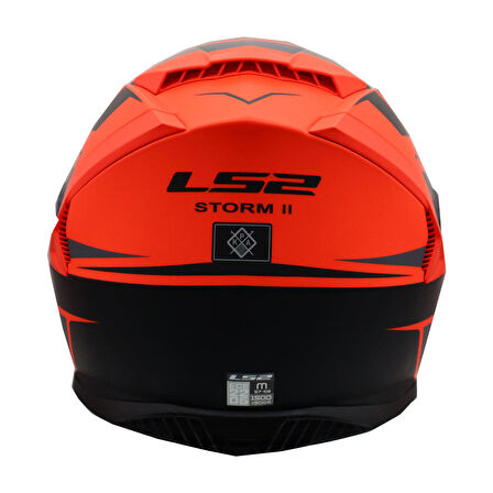 LS2 STORM 2 FIST MAT TURUNCU-SİYAH KASK