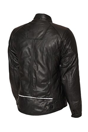 VEXO MOTO DERİ KADIN MONT SİYAH