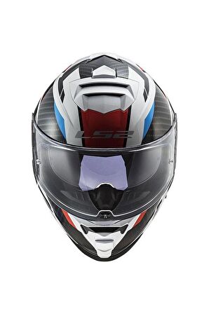 LS2 STORM 2 RACER MAVİ-KIRMIZI KASK