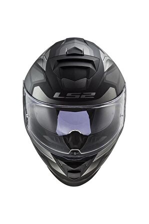 LS2 STORM 2 FASTER MAT TITANIUM KASK