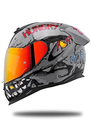 NEXX SX.100R HUNGRY MILES NARDO GRİ KASK